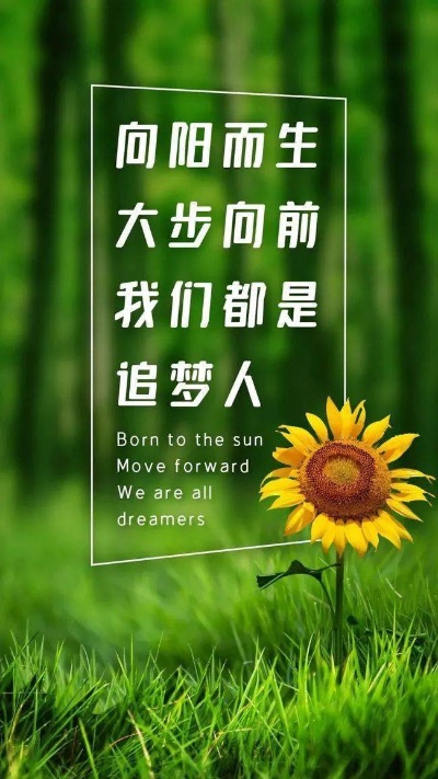 励志语录，大步向前，勇闯人生征途