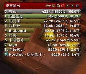 魔兽世界伤害排名揭秘，深度探索与解析