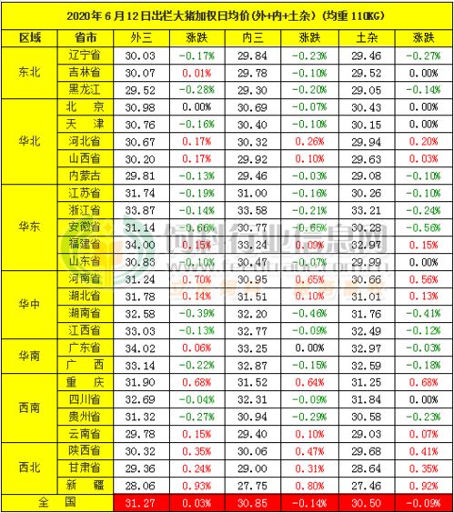 今日大肥猪价格动态分析与市场走势解析