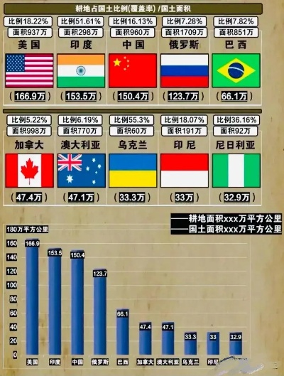 全球耕地比例排名揭秘，土地资源的分布差异与各国占比