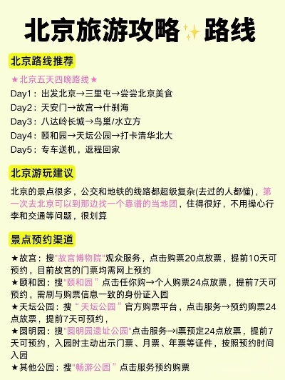 燕郊自驾畅游北京，最新攻略指南助你轻松出行