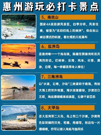 惠州最新游玩攻略，探索城市魅力与惊喜一日游