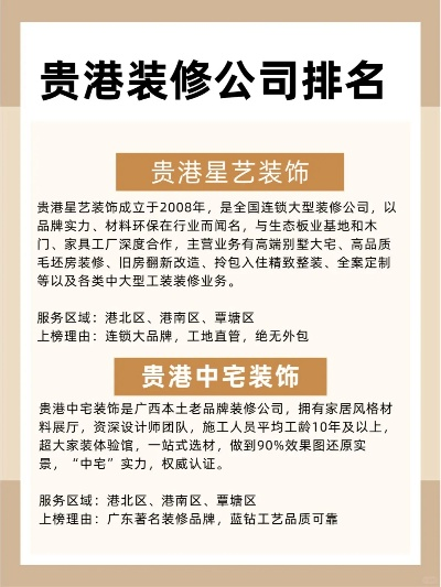 贵港木工公司排名揭晓，探寻行业领军者