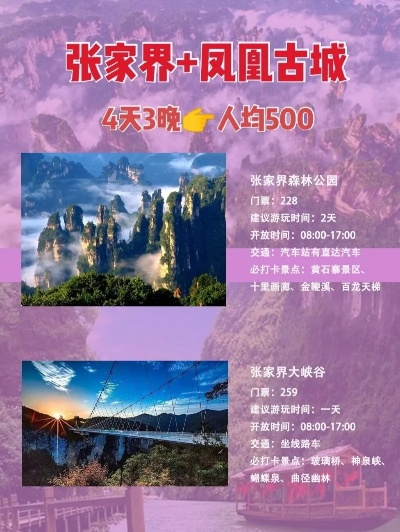 张家界凤凰古城四日深度游攻略，古城魅力全面探索