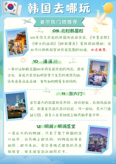 韩流魅力之旅，深度探索韩国旅游攻略