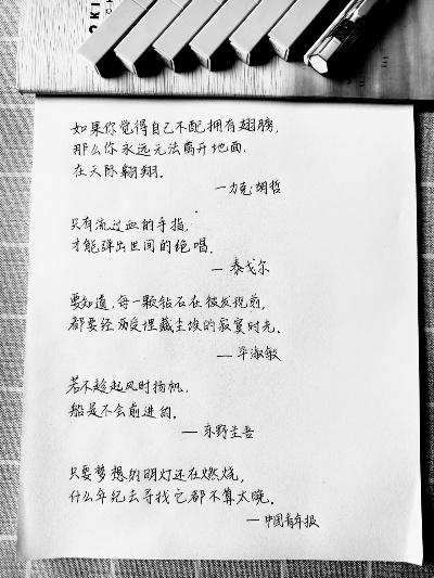 励志力量，句子摘抄与小说语录鼓舞人心