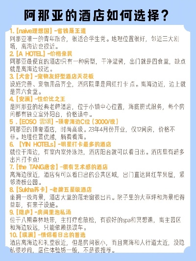 阿里西亚必游攻略指南