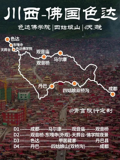国庆色达神秘红色世界之旅攻略探索