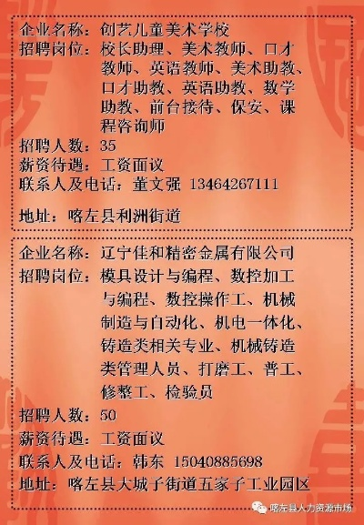 兴成学校周边最新招工信息，职业机会与未来发展探索